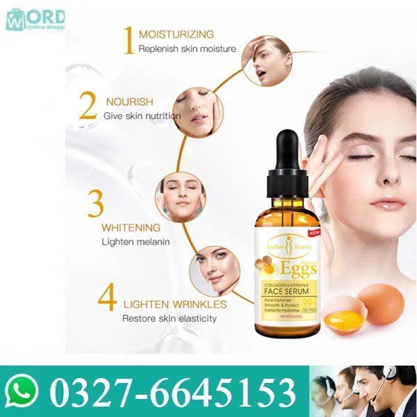 Aichun Beauty Vitamin E Egg Extract Anti Wrinkle 30ml in Pakistan