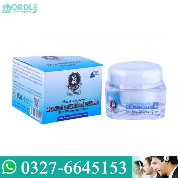 Dr James Skin Whitening Night Cream in Pakistan