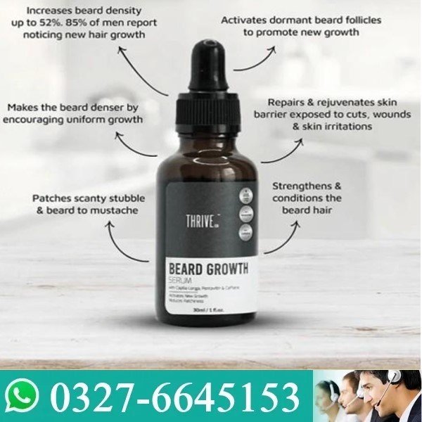 Thriveco Beard Growth Serum in Pakistan