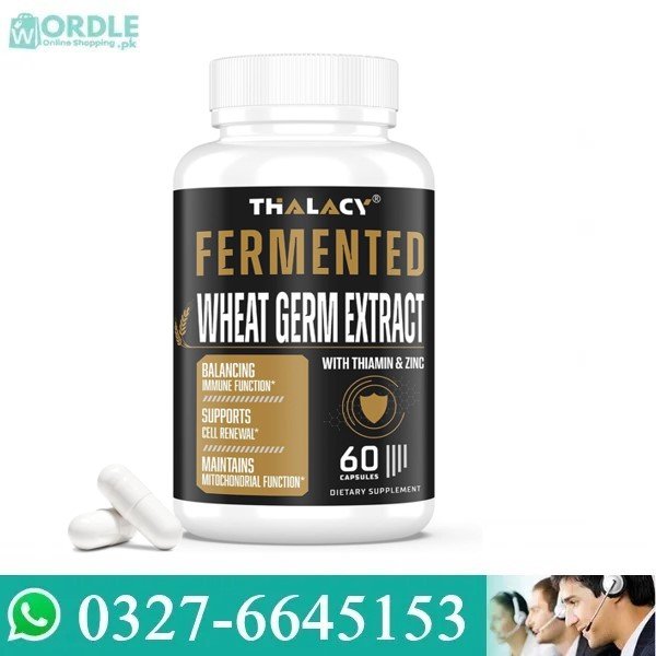 Thalacy Fermented Wheat Germ Extract Capsules in Pakistan