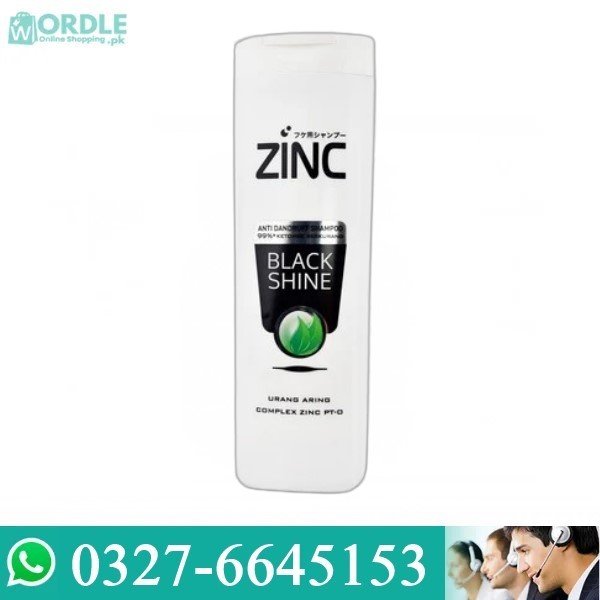 Zinc Black Shine Anti Dandruff Shampoo in Pakistan