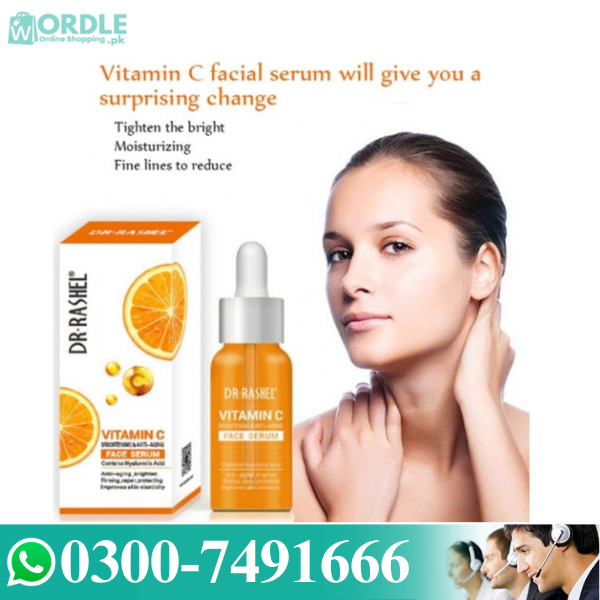 Dr Rashel Vitamin C Face Serum Before And After