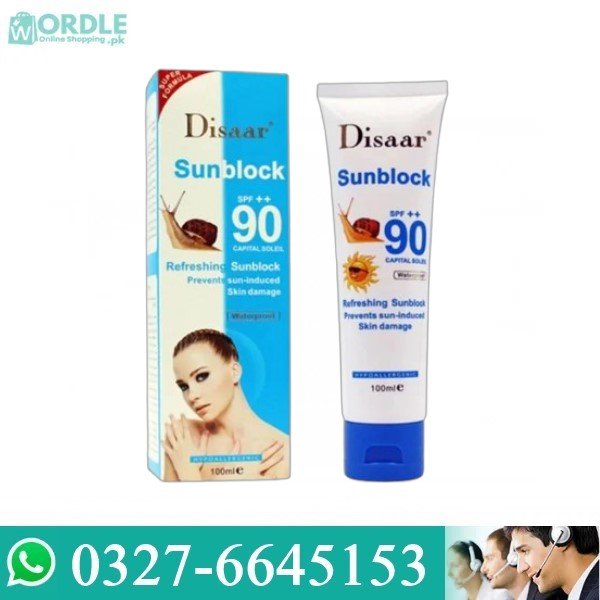 Disaar Facial Snail Sunscreen Cream in Pakistan