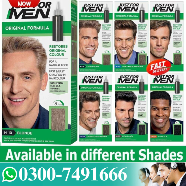 Just For Men Hair Color Shampoo