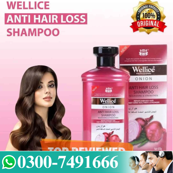 Hair Growth Wellice Onion Shampoo