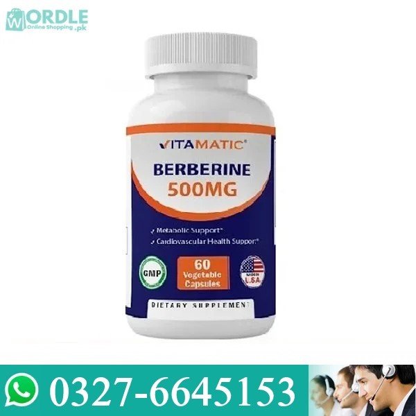 Vitamatic Berberine Supplement 500mg in Pakistan