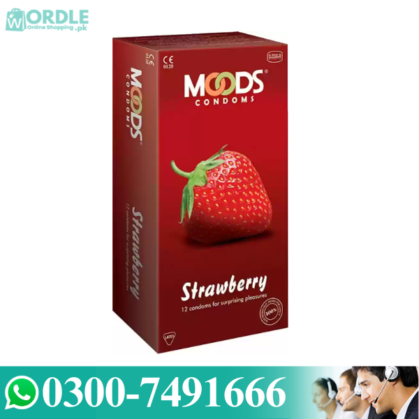 Strawberry Flavour Condom