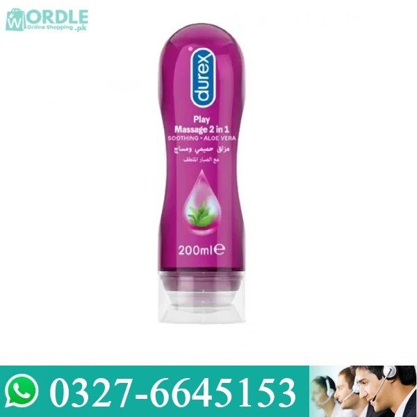 Durex Play Massage 2 In 1 Soothing Aloe Vera 200ml in Pakistan